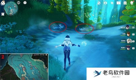 《原神》手游 鳗鱼宝箱的位置