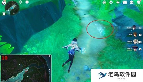 《原神》手游 鳗鱼宝箱的位置