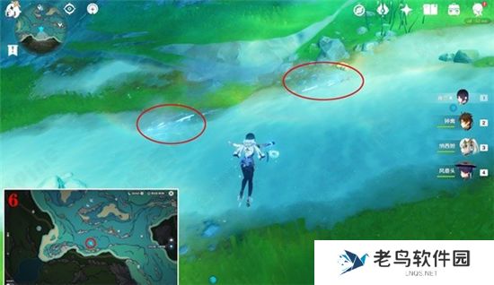 《原神》手游 鳗鱼宝箱的位置