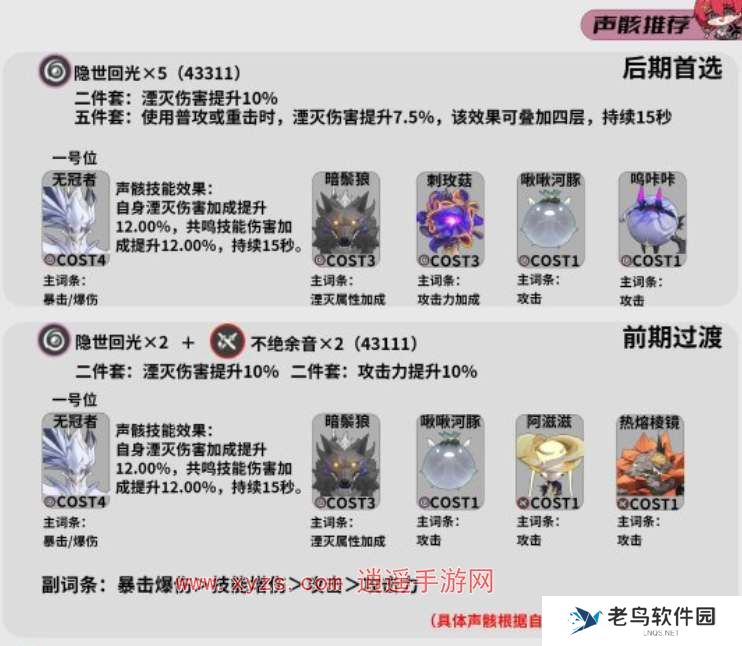 鸣潮丹瑾培养攻略