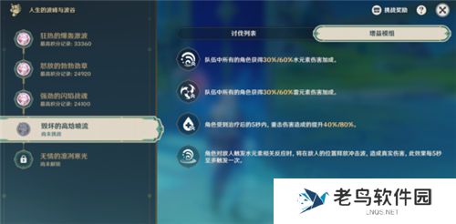 《原神》手游 人生的波峰与波谷通关攻略