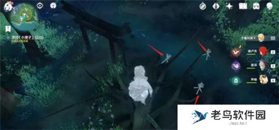 《原神》手游 深林狸囃子寻找小狸子位置