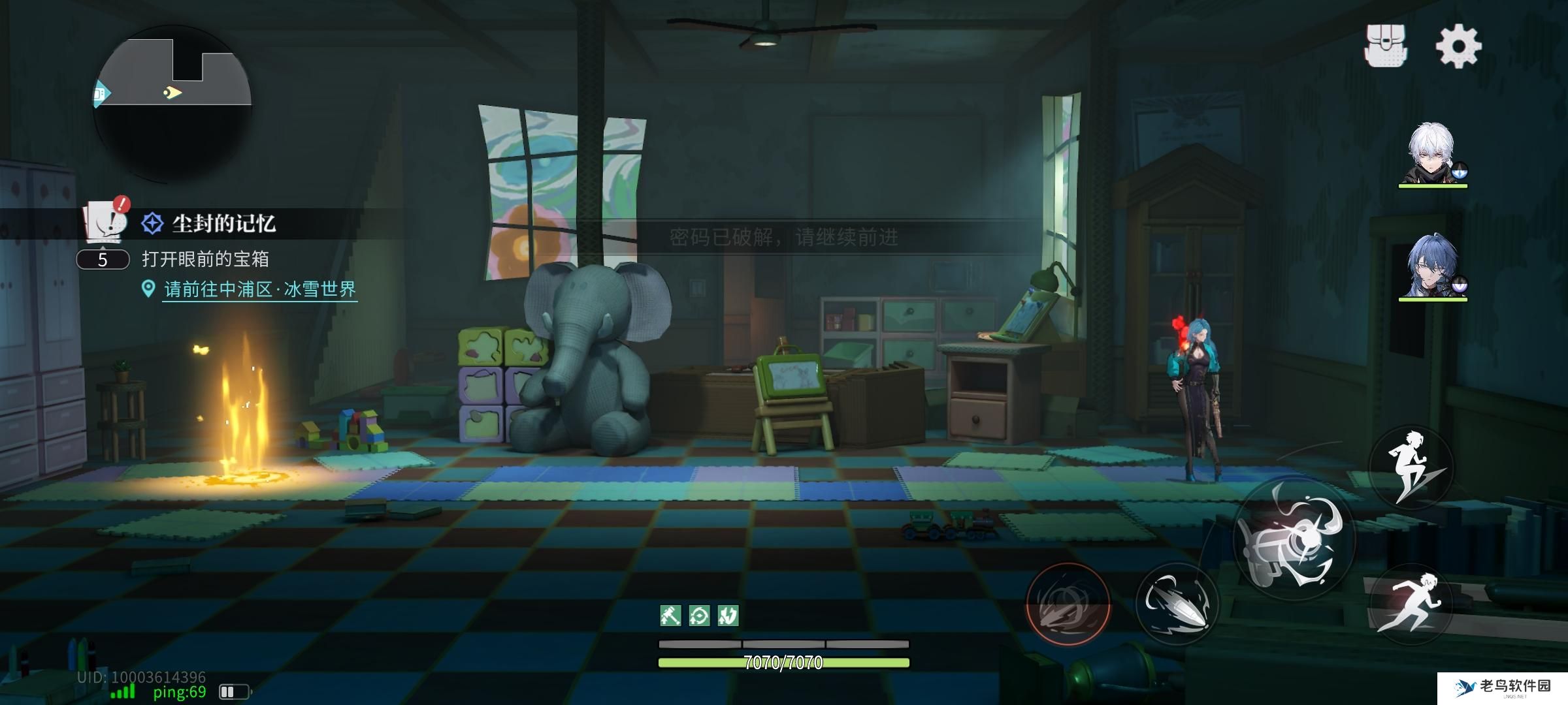 归龙潮冰雪世界支线无家可归的玩偶密码攻略-冰雪世界支线无家可归的玩偶密码介绍