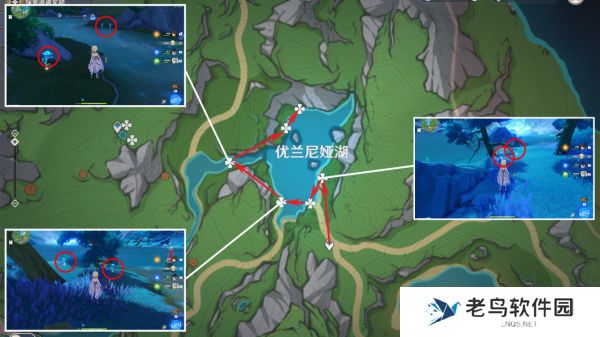 1701270279341425.jpg 《原神》手游 湖光铃兰采集位置