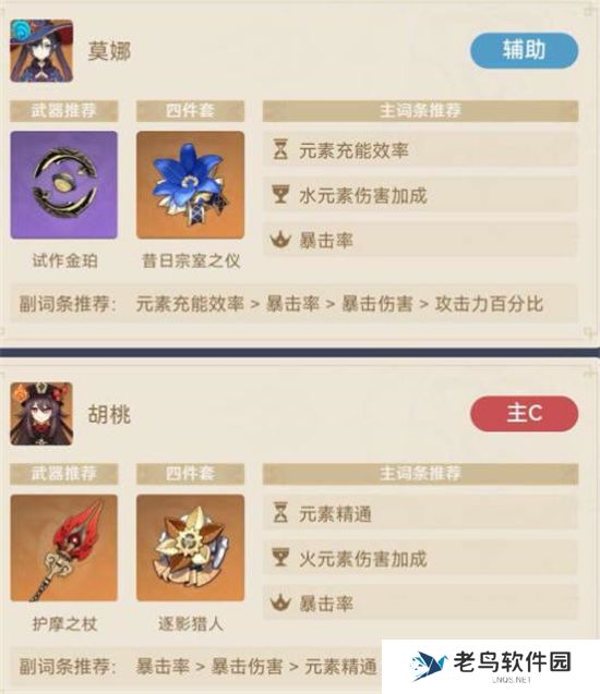 《原神》手游 芙夜莫桃阵容玩法搭配攻略 《原神》手游 芙夜莫桃阵容玩法搭配攻略