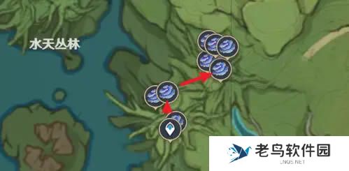 《原神》树王圣体菇采集路线