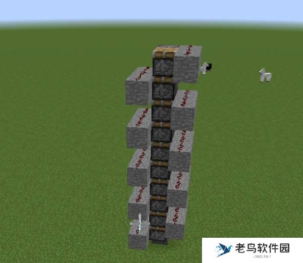 1660291163851592.jpg 《我的世界》手游 做电梯方法