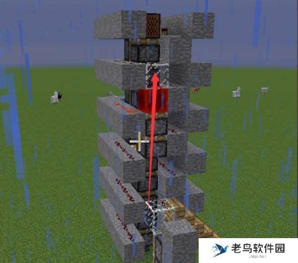 1660291191271795.jpg 《我的世界》手游 做电梯方法