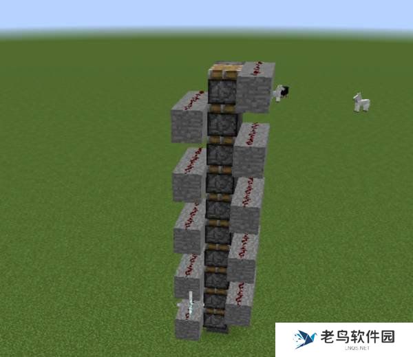 1660291166945571.jpg 《我的世界》手游 做电梯方法