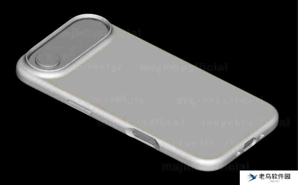 苹果 iPhone 17 手机壳渲染图曝光,横向镜头模组?