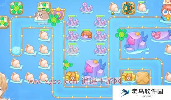 保卫萝卜4海的闺女第二关图文攻略