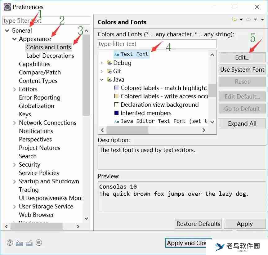 eclipse如何设置字体大小?eclipse设置字体大小的方法
