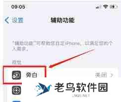 苹果手机如何取消旁白设置功能