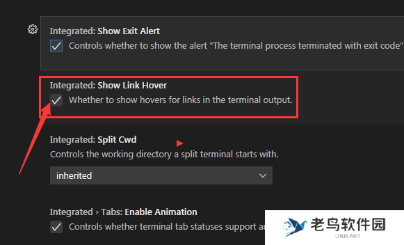 vscode怎么关闭鼠标悬停显示链接
