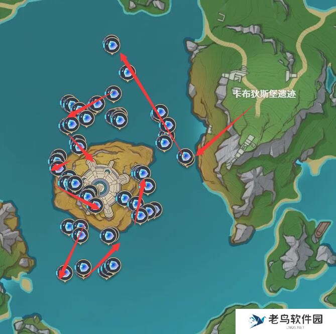 原神初露之源采集路线图