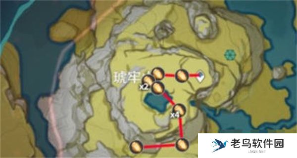 原神4.0石珀最佳采集路线