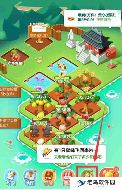 芭芭农场怎么采集阳光