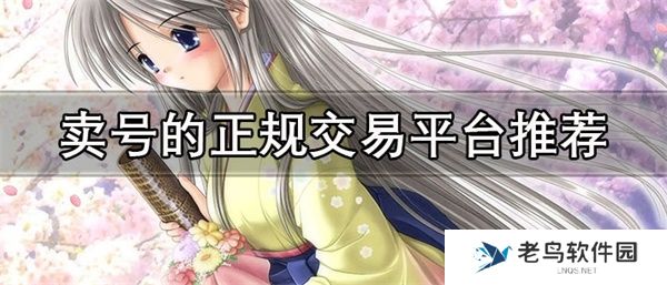卖号的正规交易平台有哪些-靠谱的卖号软件app推荐