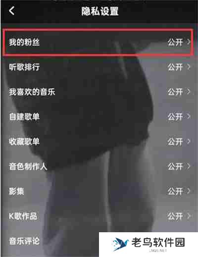 如何隐藏酷狗音乐粉丝